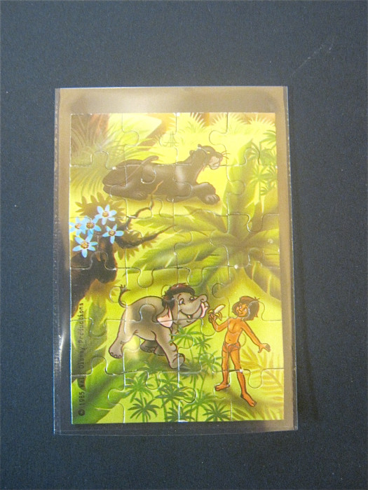 Dschungelbuch Puzzle 1985 + Beipackzettel