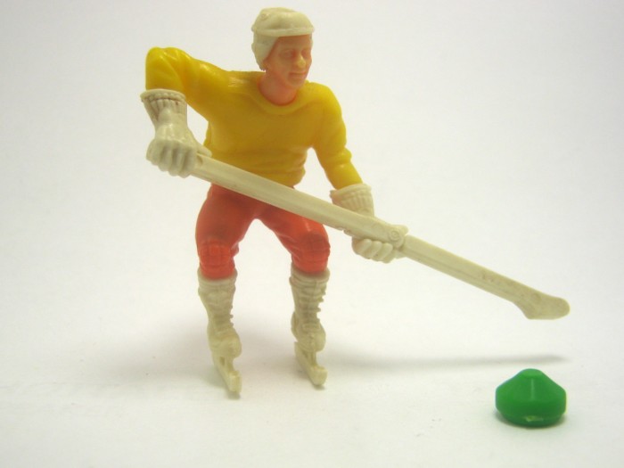 Eishockeyspieler gelb