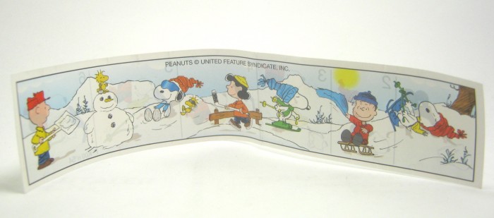 Komplettsatz Steckfiguren EU Peanuts 1999 mit Beipackzettel 