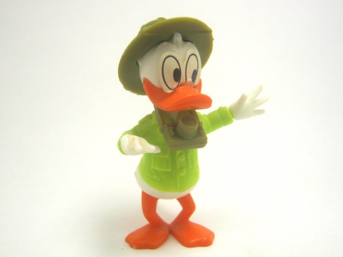 Donald mit Fotoapparat hell/grün