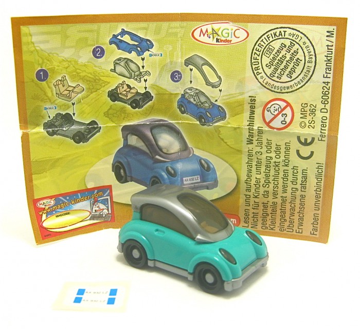 Future Cars 2006 , Car 2 , 2S-362 + Beipackzette