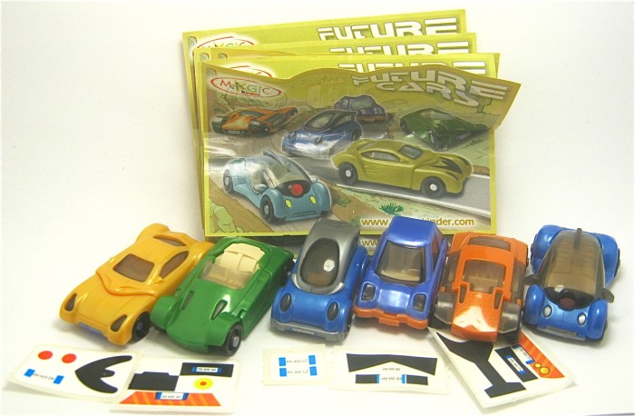 Future Cars 2006 , Komplettsatz + Beipackzette
