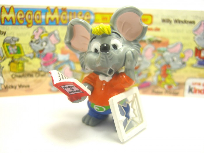 Willy Windows + Beipackzettel Mega Mäuse im Internet - Fieber