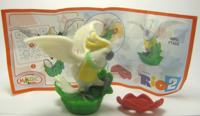 Nigel + Beipackzettel FT 402 aus dem Kinder Joy Ei Rio 2