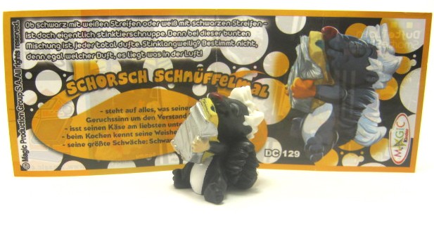 Schorschi Schnüffelmal + Beipackzettel DC129 Dufte Typen Smarte Stinker
