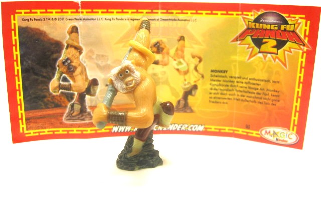 Master Monkey + Beipackzettel NV143 Kung Fu Panda 2
