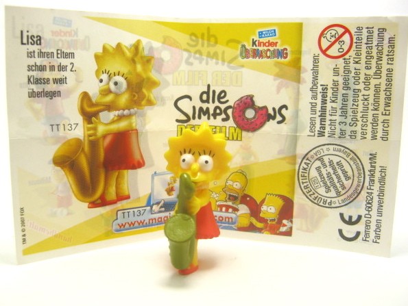 Lisa + Beipackzettel TT137 Simpsons der Film