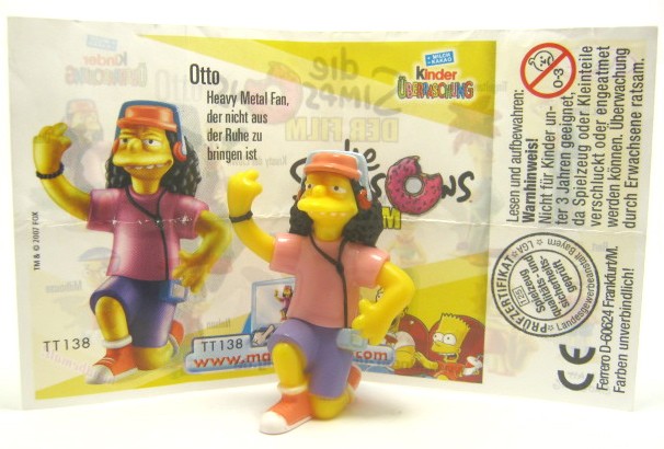 Otto + Beipackzettel TT138 Simpsons der Film