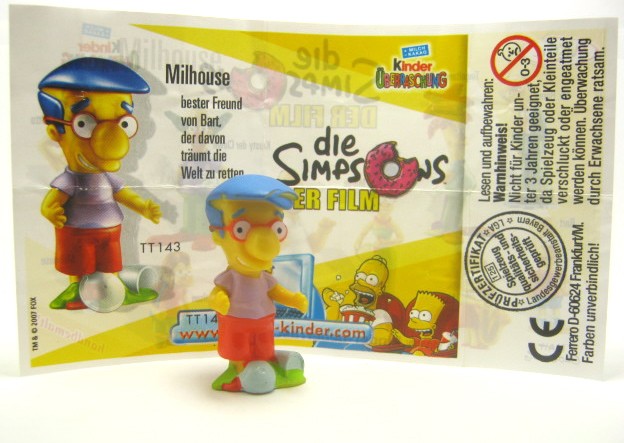 Milhouse + Beipackzettel TT143 Simpsons der Film