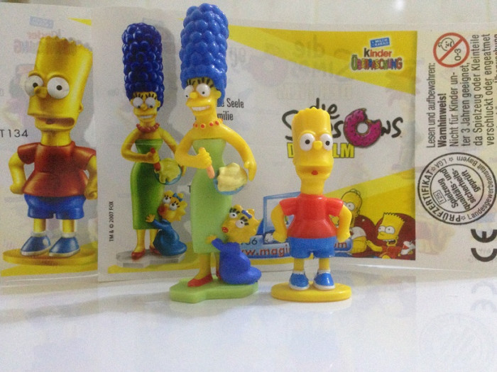 Variante Marge + Bart + Beipackzettel TT134, TT136 Simpsons der Film