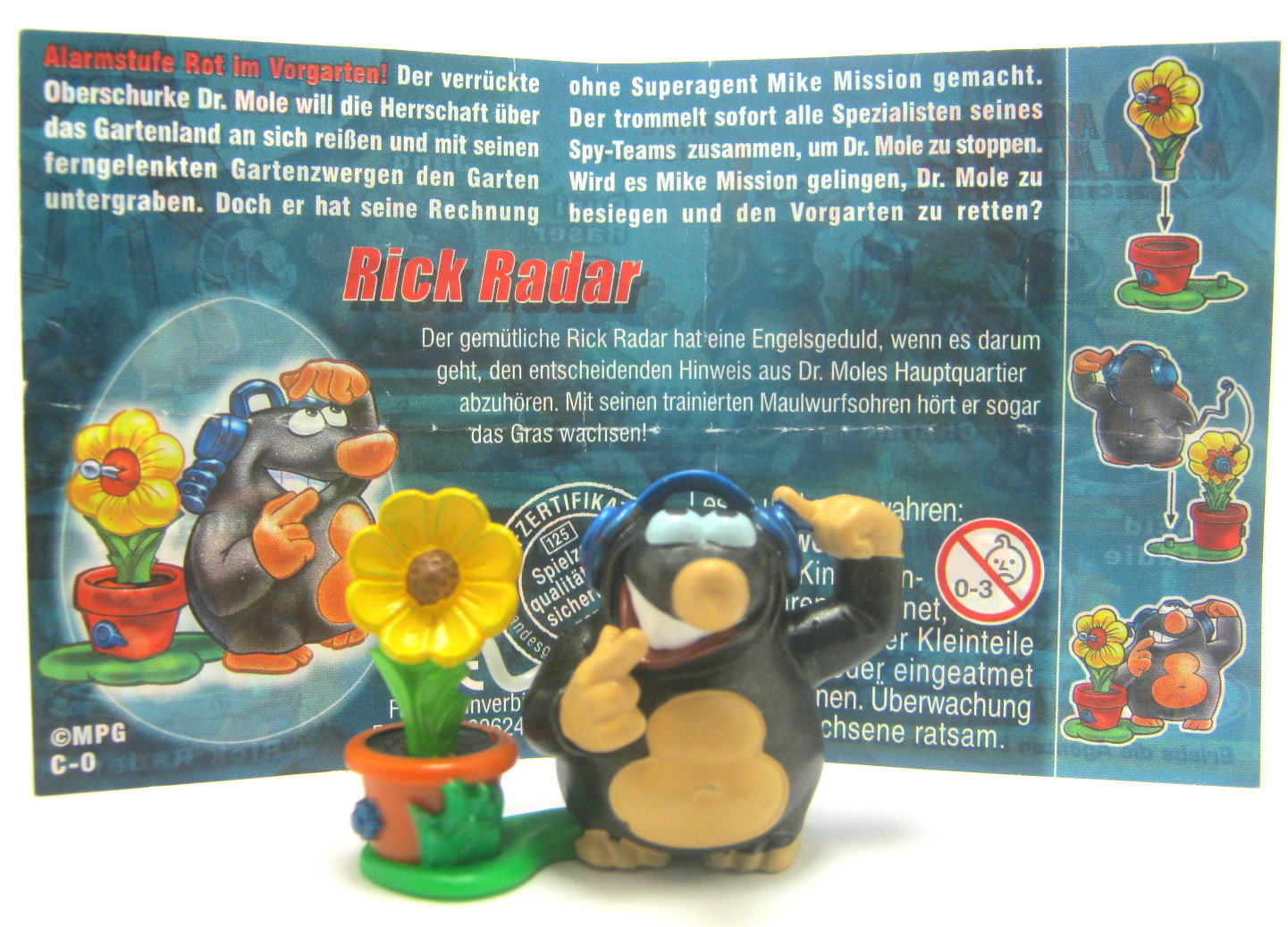 Rick Radar + Beipackzettel CO Mission Maulwurf