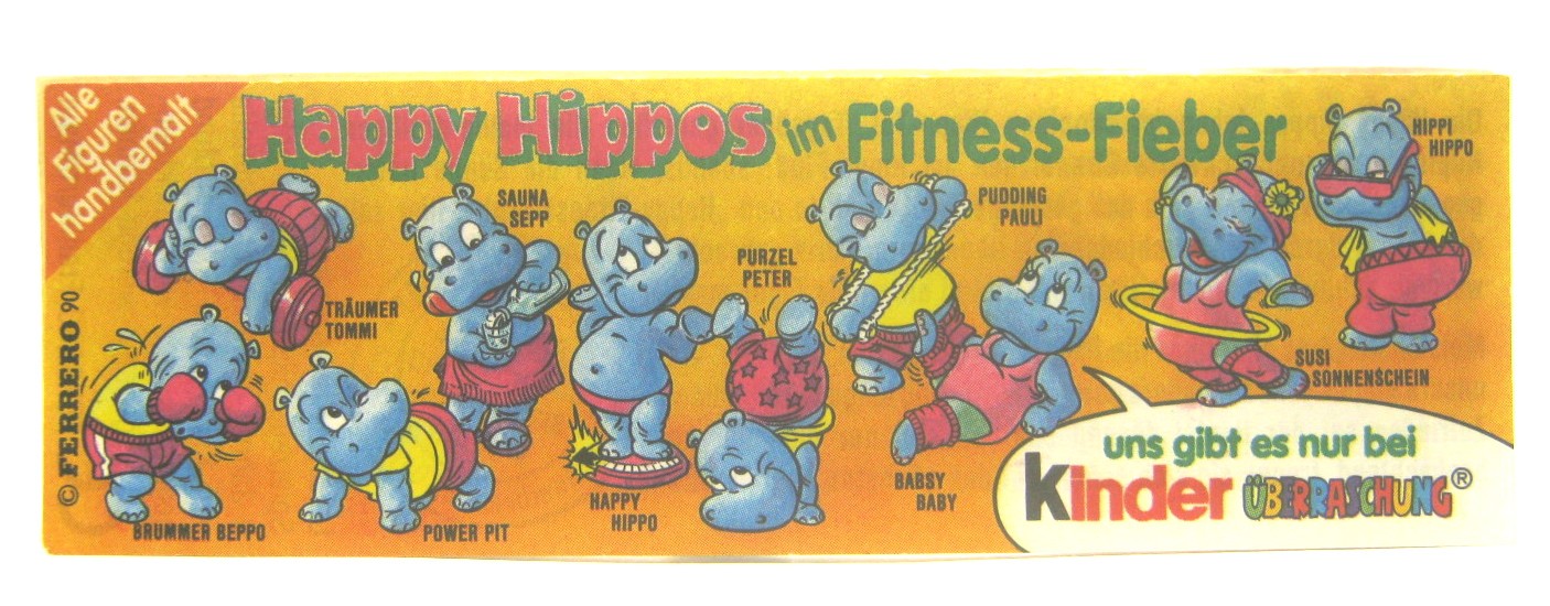 Auswahl "Happy Hippos im Fitness-Fieber" 