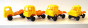 Racing-Trucks EU 1991 Komplettsatz  orange/gelb