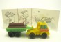 Fahrzeuge mit Anhänger EU 1992 , Sattelschlepper Holztransporter + Beipackzettel