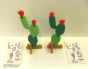 Steckpuzzle Kaktus 1989 Komplettsatz + 2 x BPZ