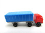 Sattelschlepper (1. Serie) EU 1979/80 Sattelzug mit Container groß blau/rot