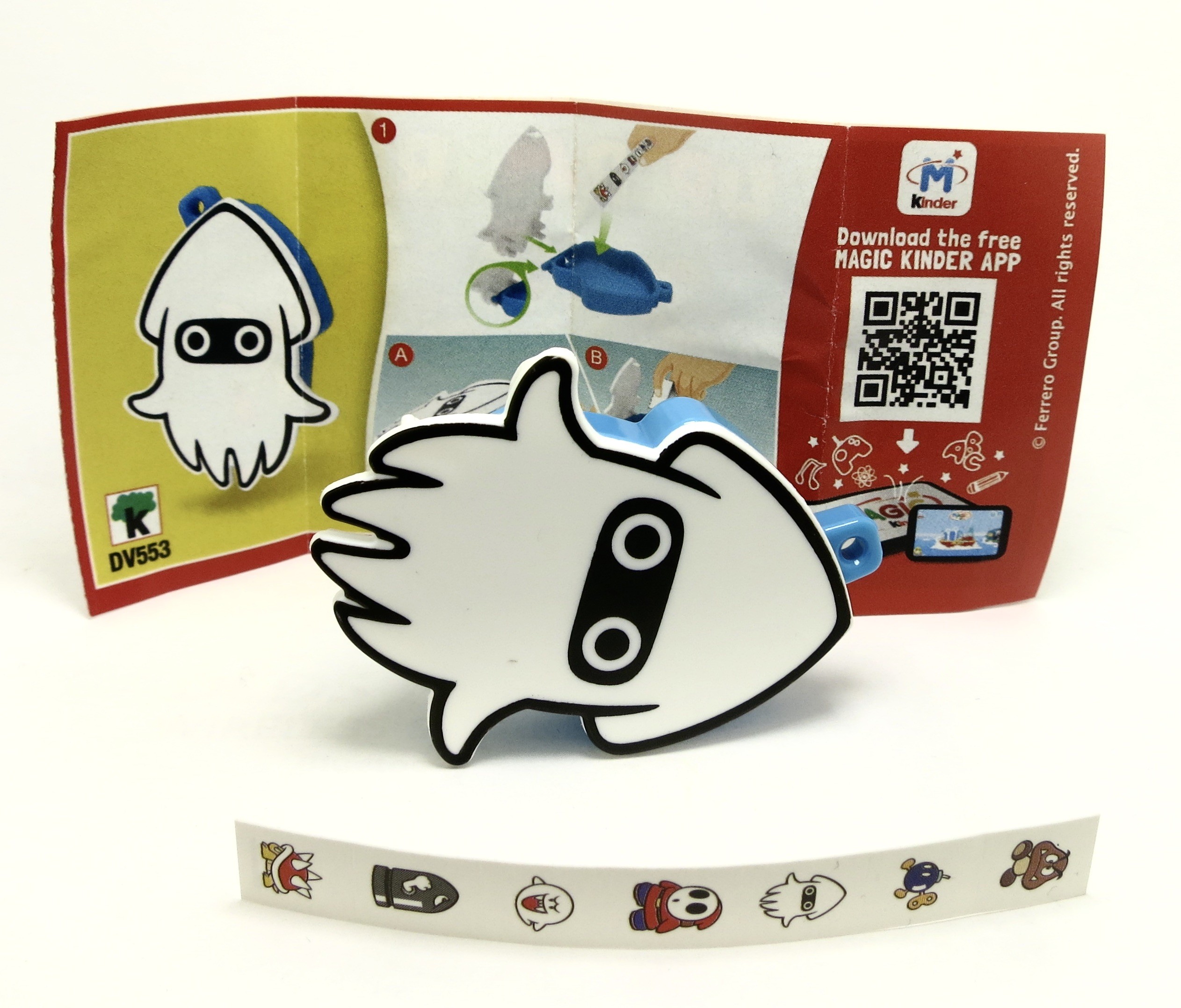 DV553 Sticker Box Mit Bpz Ferrero Italien 2020 Kinder Joy Super Mario 